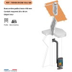 Kit tubage et raccordement poele a bois, buse diam. 150mm sortie arriere - flexible l. 10 m pour boisseau ... Kit tubage et raccordement poele a bois, buse diam. 150mm sortie arriere - flexible l. 10 m pour boisseau ...