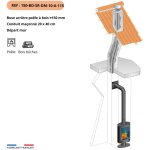 Kit tubage et raccordement poele a bois, buse diam. 150mm sortie dessus - flexible l. 10 m pour boisseau ... Kit tubage et raccordement poele a bois, buse diam. 150mm sortie dessus - flexible l. 10 m pour boisseau ...