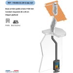 Kit tubage et raccordement poele a bois, buse diam. 150mm sortie dessus - flexible l. 5m pour boisseau ... Kit tubage et raccordement poele a bois, buse diam. 150mm sortie dessus - flexible l. 5m pour boisseau ...