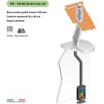 Kit tubage et raccordement poele a bois, buse diam. 150mm sortie dessus - flexible l. 5m pour boisseau ...