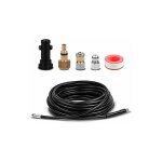 Keyoung - kit tuyau flexible déboucheur haute pression avec adaptateur convient pour kärcher k2 k3 k4 ... Keyoung - kit tuyau flexible déboucheur haute pression avec adaptateur convient pour kärcher k2 k3 k4 ...