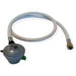 Kit tuyau flexible de gaz 1. 5 m  embouts mcaniques + dtendeur quick - on 20mm propane 37mbar 1. ...