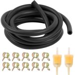 Kit de tuyau de gaz avec filtre � carburant 2 pi�ces, colliers de serrage 10 pi�ces pour petit tracteur, ...