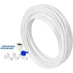 Kit de tuyau pour r�frig�rateur portable, pour machine � gla�ons et purificateur d'eau, 10 m, blanc