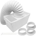 Kit universel de condensateur de tuyau de ventilation pour sèche - linge avec 3 adaptateurs (1, 2 m) Kit universel de condensateur de tuyau de ventilation pour sèche - linge avec 3 adaptateurs (1, 2 m)