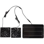 Kit de ventilateur � �nergie solaire �tanche portable 10w 12v pour poulailler serre chien maison hangar ...