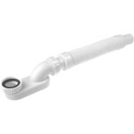 Kit de vidange de baignoire avec siphon flexible deante kxy991w blanc Kit de vidange de baignoire avec siphon flexible deante kxy991w blanc