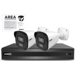 Kit vidosurveillance comelit smart ip 6mp ip67 4 canaux ipkit004n05pb