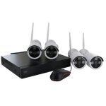 Kit de vid�osurveillance nvr sans fil + 4 cam�ras - dio connected home - 3mp