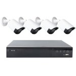 Kit de vid�osurveillance - pni - pni - poe22 - s - 4 cam�ras bullet 4mp - nvr 4 canaux poe - 4x20m