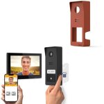 Kit visiophone sans fil connect� wave 3 + coque terracotta