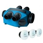 Kit vmc hygrorglable hygro b tres basse conso avec caisson + 3 bouches  piles pour t5 - t7 hp infinity ...