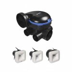 Kit vmc simple flux easyhome hygro premium mw' + bouches bdh elec - aldes