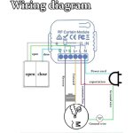 Kit commande volet roulant - tlcommande rf + module rcepteur (100m) - interrupteur pour volets / stores ...