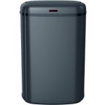 Kitchen move - poubelle de cuisine automatique logan gris acier inoxydable 58 l