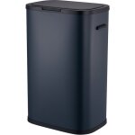 Kitchen move - poubelle de cuisine push portland gris acier inoxydable 60l