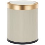 Kitchen move - poubelle one touch glint dor� plastique 8 l