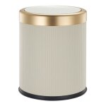 Kitchen move - poubelle one touch glint dor plastique 8 l