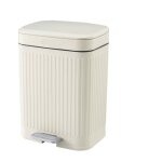 Kitchen move - poubelle � p�dale aura blanc plastique 12 l