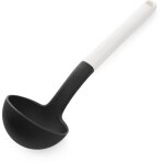 Kitchenaid louche, blanc porcelaine, ustensile de cuisine r�sistant � la chaleur, antiadh�sif avec manche ...
