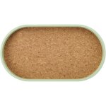 Kitchencraft idilica plateau de service ovale avec base de placage de lige, plateau de prsentation ...