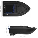 Bateau - appt gps avec grand rservoir d'appts ? bateau - appt automatique ? porte de tlcommande ...