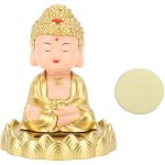 Hodding bouddha statue solar sovered vivid saving auto monk figurine pour gift luck wealth gold Hodding bouddha statue solar sovered vivid saving auto monk figurine pour gift luck wealth gold