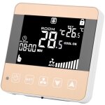 Thermostat intelligent hy08ac - 3 pour climatisation centrale - cran tactile lcd + contrle wifi (gestion ...