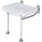 Banc de douche pliant sige de bain rabattable mural tabouret de chaise de salle de bain  visser avec ...