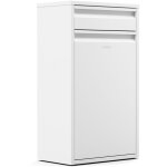 Klarstein ? poubelle � p�dale 50 l en acier inoxydable ? tiroir de rangement int�gr� ? porte frontale ...