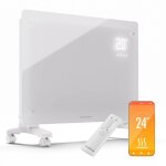 Radiateurs chauffage radiant electrique ip24 chauffage intelligent app avec roues radiateur electrique ...
