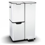 Klarstein tiyo 3 - en - 1 poubelle - 60l tri slectif avec pdale & couvercle soft - close, corps en ...