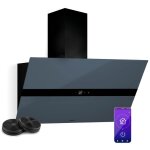 Klarstein - wifusion hotte aspirante - 90 cm, 690 m� / h, cee a + + , commande wi - fi & tactile, led ...