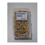 Klauke - fiche plates males pvc jaunes 4 � 6mm� 6. 3x08 (boite de 100) b850e