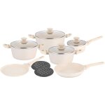 Klausberg kb - 7884 ensemble de 12 casseroles avec revêtement antiadhésif en marbre Klausberg kb - 7884 ensemble de 12 casseroles avec revêtement antiadhésif en marbre