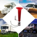 Klaxon � air sifflet 12v - 24v klaxon de sifflet � pression universel 120db sifflet turc rouge pour voiture ...