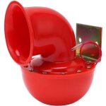 Klaxon de voiture 150db klaxon � air rouge klaxon de taureau �lectrique son de vache klaxon en m�tal ...