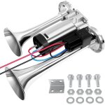 Convient pour klaxon de voiture ga - j618, klaxon � air super puissant 120 db, klaxon de camion � double ...