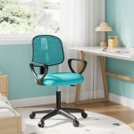 Klihome - chaise bureau enfant fauteuil de bureau, chaise ergonomique en maille respirante, dossier r�glable, ...