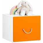 Kmb74 - w bote de rangement pour enfant, meuble de rangement  roulettes, coffre  jouets, bac de rangement ...