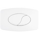 Ko?o bouton de chasse - mod�le oriente - blanc - design �l�gant - compatible avec wc suspendu