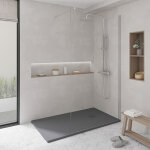 Koes - receveur de douche en r�sine mod�le nilo ? 90x100 ? anthracite ral 7016