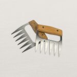 Paire de griffes inox pour viande Paire de griffes inox pour viande