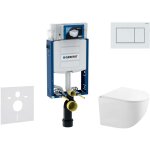 Kombifix - set de bâti - support, cuvette compacte gaia et abattant softclose, plaque de déclenchement ... Kombifix - set de bâti - support, cuvette compacte gaia et abattant softclose, plaque de déclenchement ...