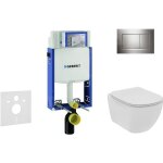 Kombifix - set de bti - support, wc suspendu rimless + abattant softclose ideal standard tesi, plaque ...