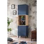 Komodee - vitrine armoire fondi, 2 portes, style scandinave, pour salon, cuisine, salle � manger, bureau, ...