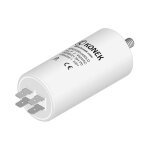 Condensateur moteur 35uf 450vac 45x92mm faston + m8 konek 35mf450v / faston