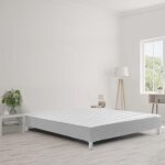 Kosmi - sommier tapissier  lattes 160x190cm sur pieds pour lit 2 places