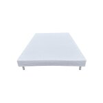 Kosmi - sommier tapissier  lattes 90x190cm sur pieds pour lit 1 place