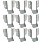 Kotarbau - lot de 10 sabots de poutre de type a - 60 mm - connecteur de poutre en bois - pour construction ...